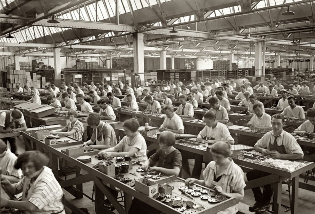 factory workers 